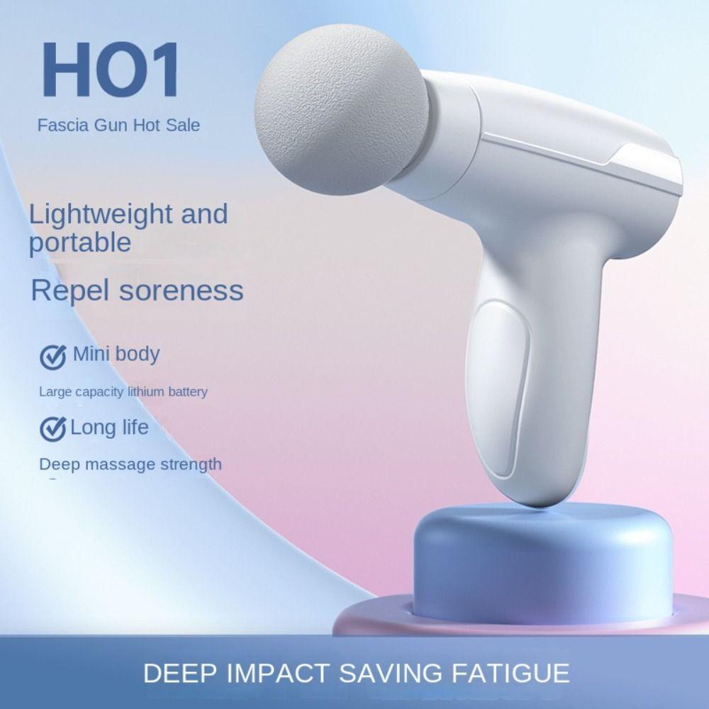 Handheld Electric Fascia Massager 3 Levels Adjustable Deep Tissue Massagegun  Women