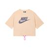 Crop Tops Women's Pink Crew Neck Moderate CJ2276-287