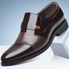 Leather shoes men's business casual shoes non-slip British men's shoes breathable work men's work shoes