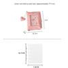 Portable INS Bow Kpop Photo Album Mini 3 Inch Idol Binder Photo Card with 10Pages Inner Sheets Photo Storage Album