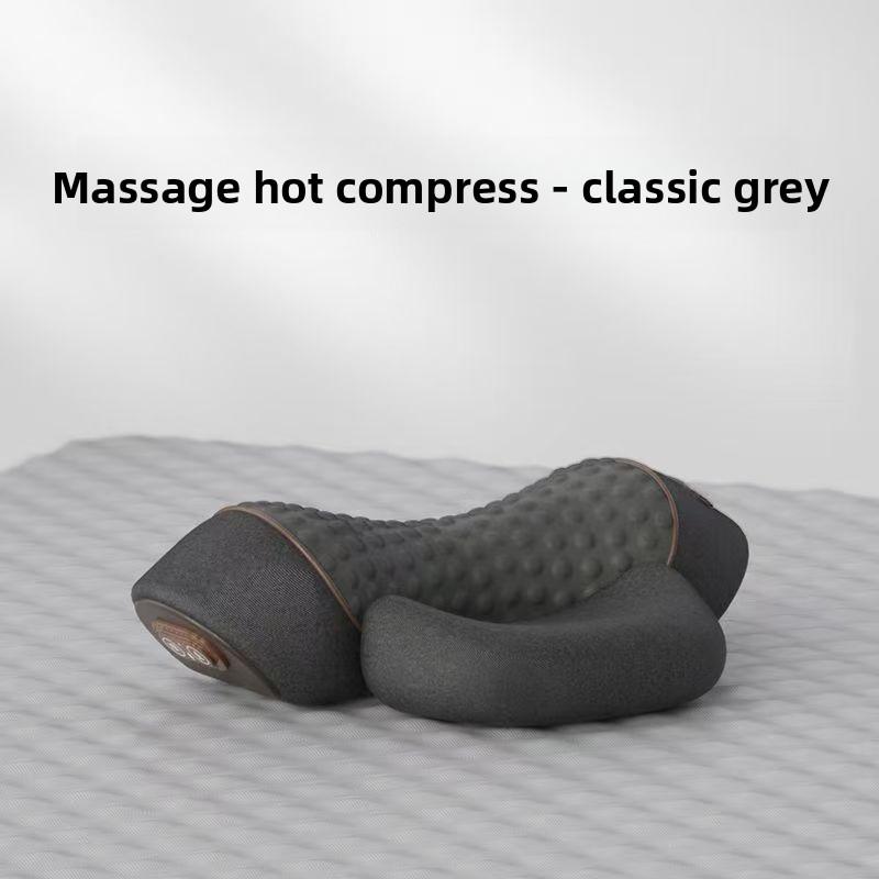 Electric Neck Massager Pillow Cervical Stretcher Heating Vibration Massage Orthopedic Sleeping Pillows Support