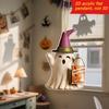 Decorazione Auto Halloween Ciondolo 2D Piatto per Specchietto Retrovisore Auto per Auto Zaino Albero di Natale Accessori Interni Auto