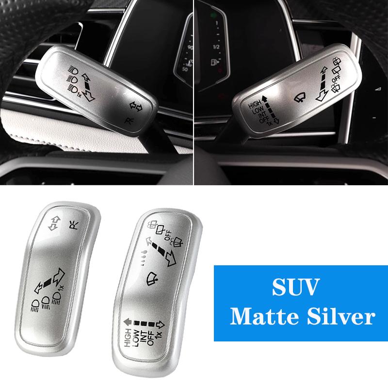 Car Steering Wheel Turn Signal Wiper Switch Lever Cover For VW Tayron X Tiguan L Lavida Passat Magotan Polo Golf 7 Golf 8 Jetta