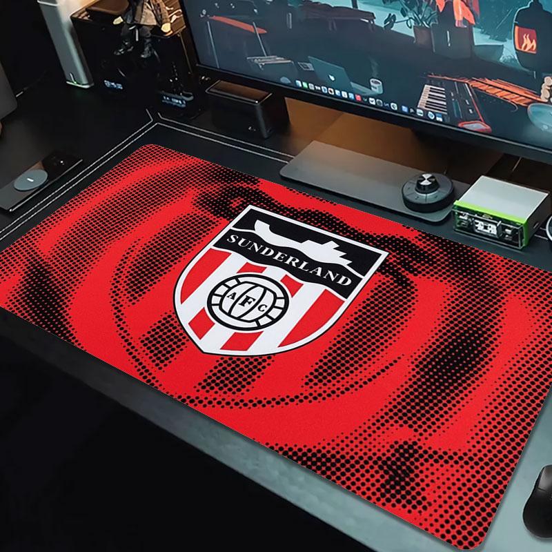 Sunderland A.F Large Size Mouse Pad Large Gaming Table Cushion Non-slip Laptop Tablet Big Mousepad XXL Mat Mini PC Playmat With Lock Edge