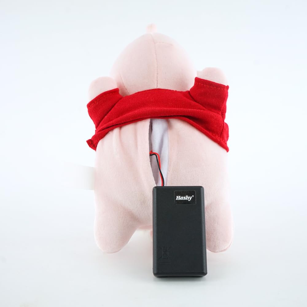 Hassy Top-In Gymnastics Boo-Boo Plush Toy, Radio Exercise No. 1, Waist Switch, 3 Volume Levels, Requires 3 AAA Batteries, OX-3492