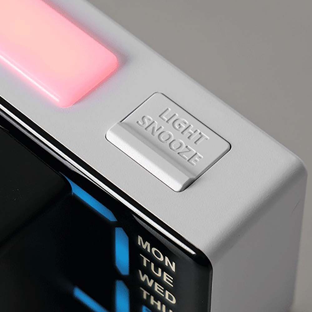 with Calendar Bedside Alarm Clock Atmosphere Lights Electronic Digital Clocks Home