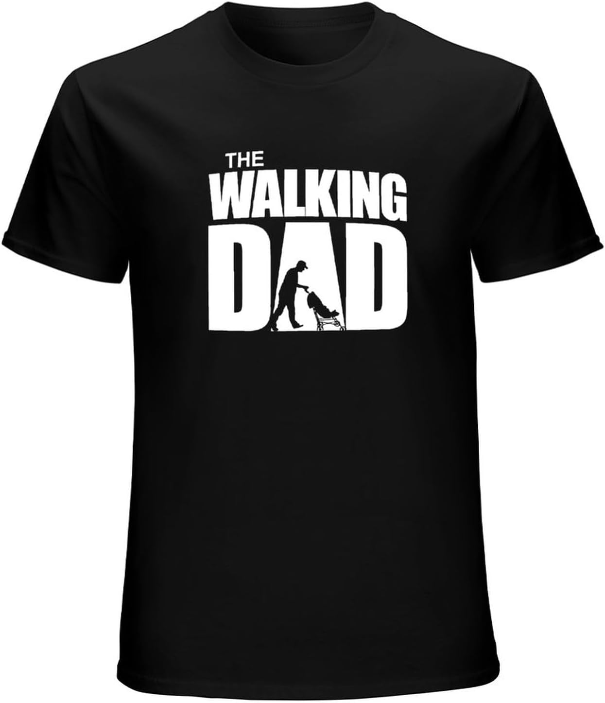 The Walking Dad T Shirt Mens Unisex Tees XS чёрный