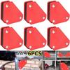 1/2/4/6 PCS 9LB úhlový pájecí lokátor Rohové šipky s magnetickým magnetem Svářečka Svařovací držák Fixační nástroj pro úhlové pájení 45/90/135 stupňů