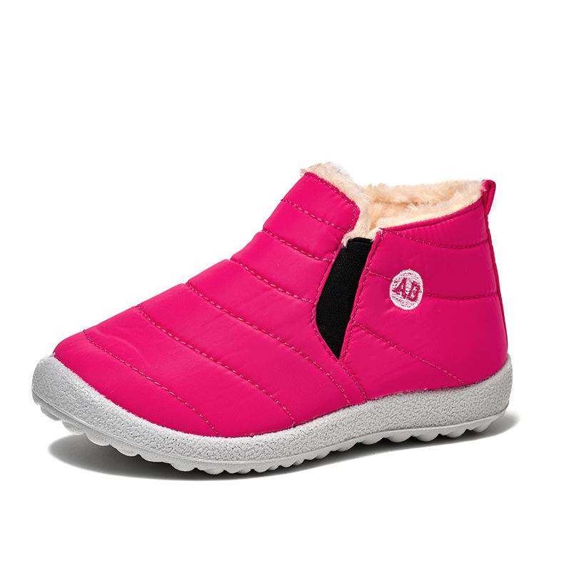 Children's Winter Padded Warm Comfortable Breathable Sports Shoes Lightweight Non-slip Snow Boots
