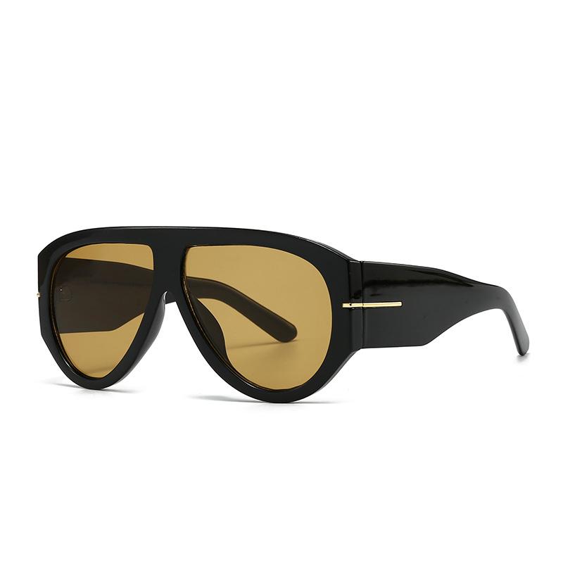 Designer's New Fashionable Sunscreen Men's and Women's Large Frame Sunshade Sunglasses Trendy Retro Sun Glasses UV400 Eyewear