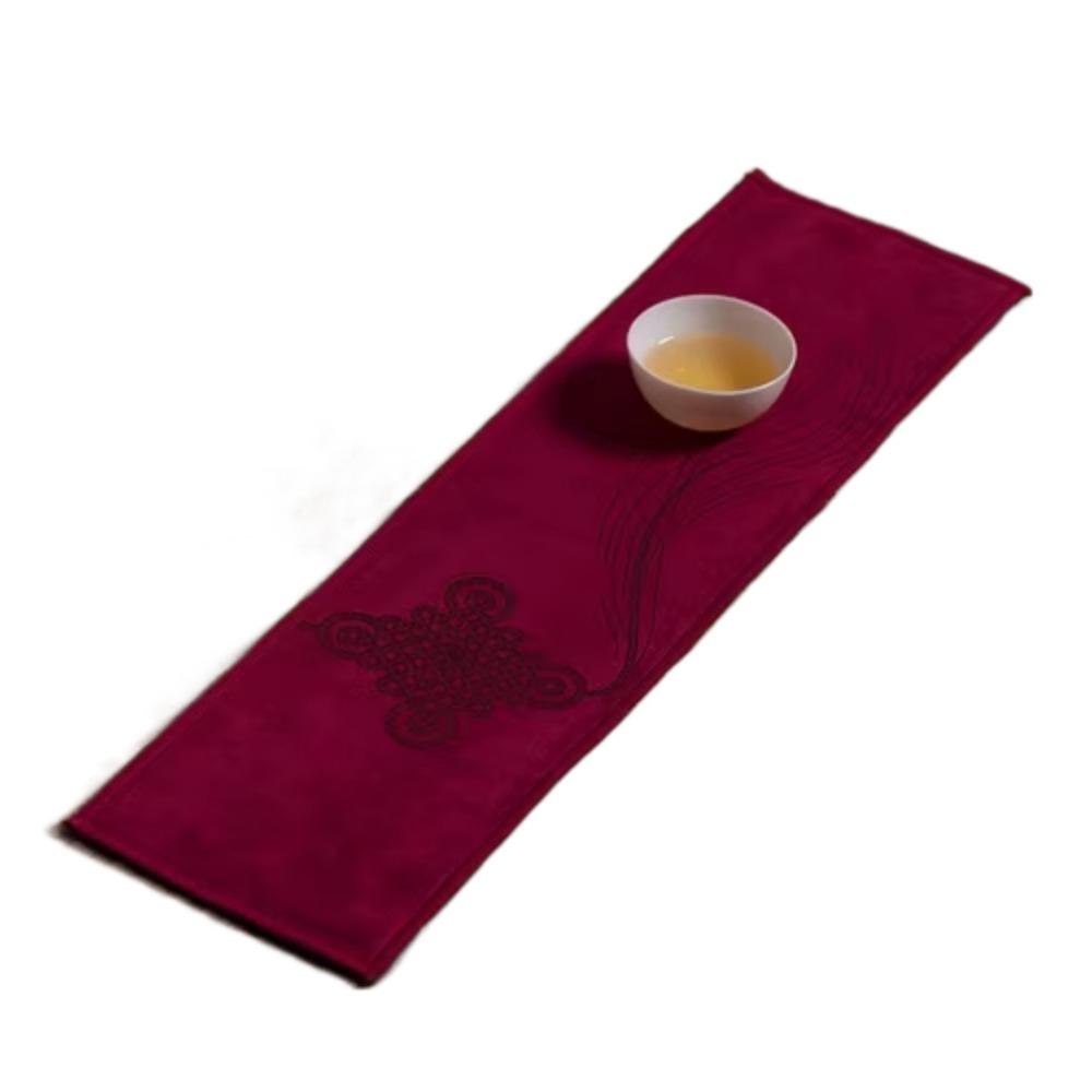 New Thickened Painted Tea Towel Absorbent Cotton Cleaning Cloth Tea Napkin Tea Ceremony