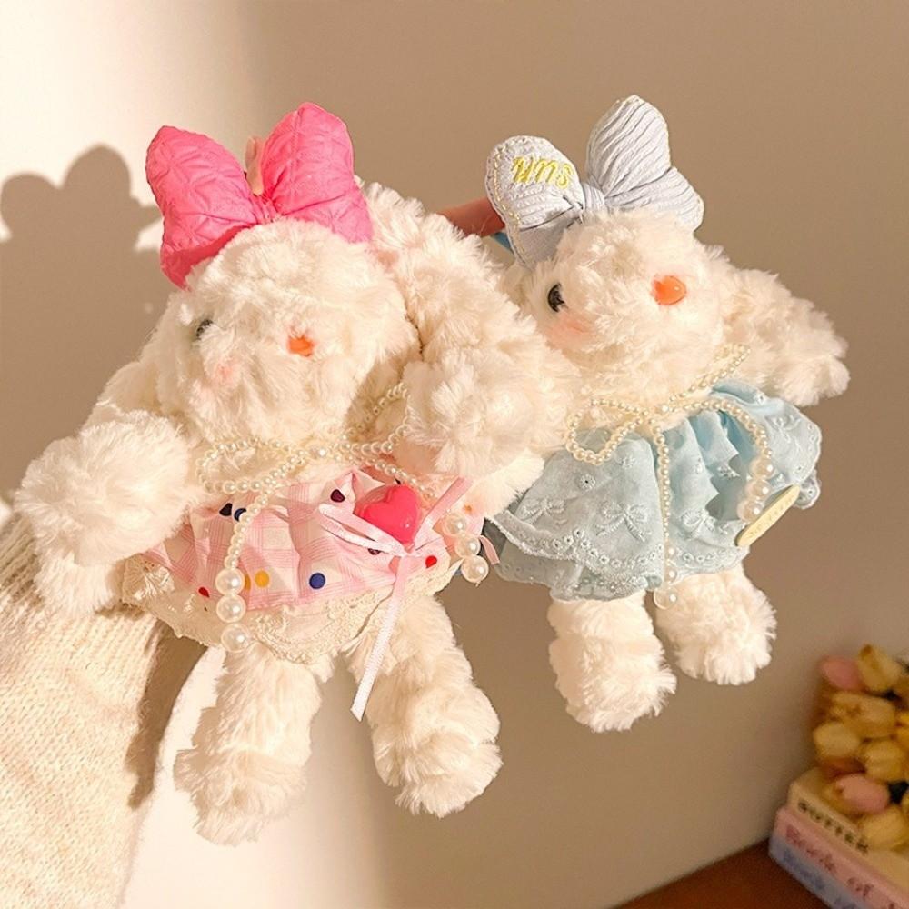 Hanging Doll Keychain Soft Rabbit Keychain Creative Car Key Chain  Daily Use