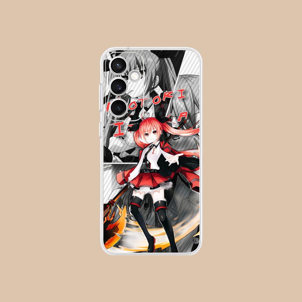 Date a Live Kotori Itsuka Klare Handyhülle für Samsung Galaxy S25 S24 S23 S22 S21Plus FE Ultra Bunte Hülle