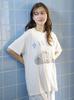 gelato pique Seal Print PWCT252206 OWHT F T-Shirt Women's