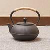 Solid Wood Cast Iron Charcoal Fire Pit Stove for Indoor Heating and Tea Boiling