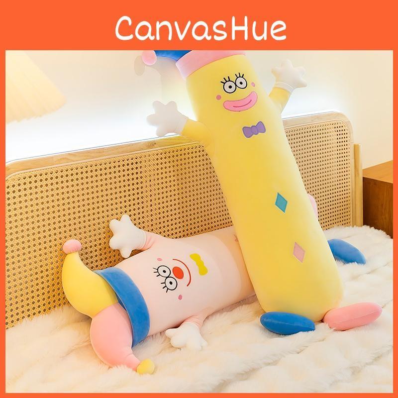 Cute Cartoon Clown Long Plush Toy Pillow Children Toy For Gifts Birthday