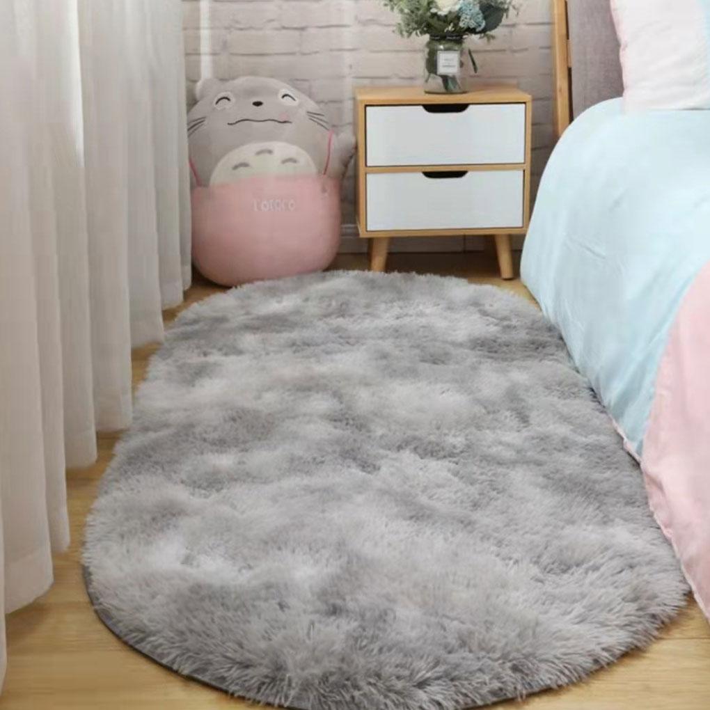 Small Fluffy Rug For Bedroom Children S Play Area Hall Or Study Room Long Haired Tie Dye Blanket