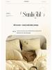 Cartoon Soft Cotton Washable Single Bed 3-Piece Set: Fitted Sheet, Flat Sheet, Skin-Friendly