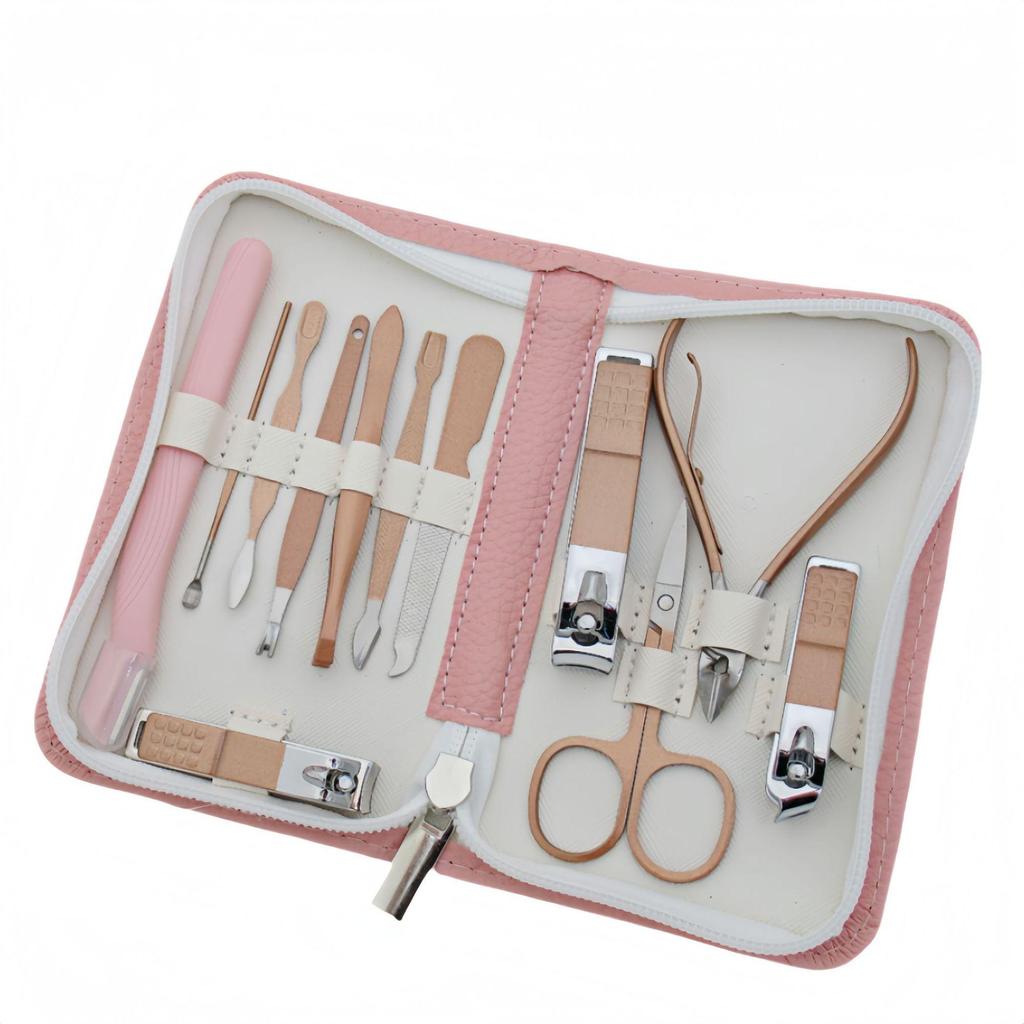 30-Piece Stainless Steel Nail & Cuticle Clippers Manicure Set