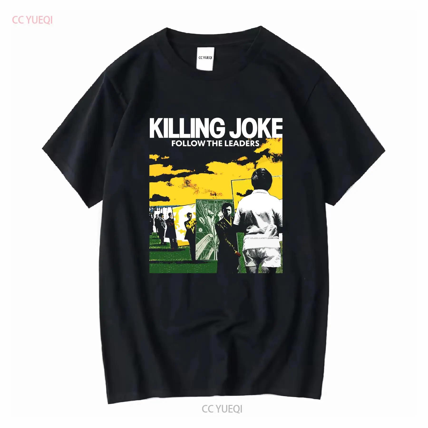 killing joke T Shirt follow the leaders post punk long or short sleeves vintage Washed Stretched Casual Comfortable Soft S разноцветный