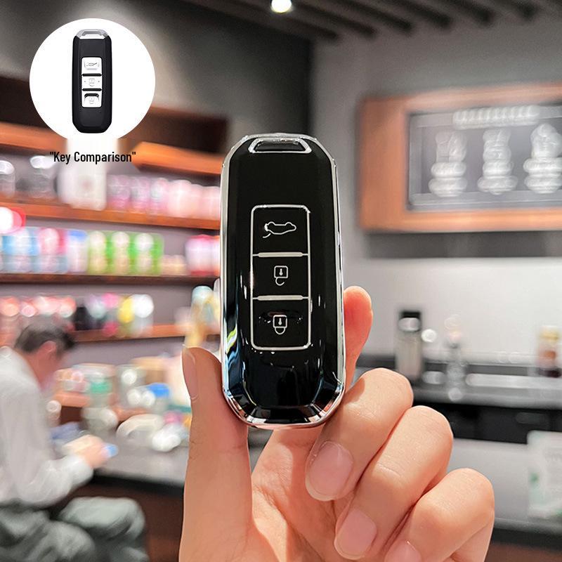 Baojun 560/530/510/730/310w/E100/E200 Car Key Cover - Protective Case with Buckle for Men & Women