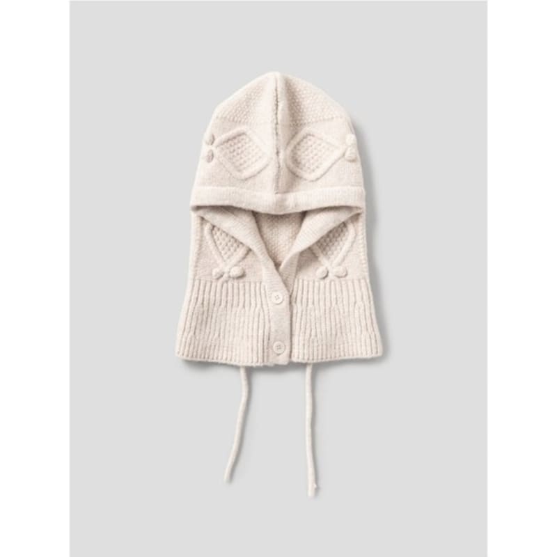 8seconds Open Pom Pom Balaclava Ivory (195X8BWYD0)