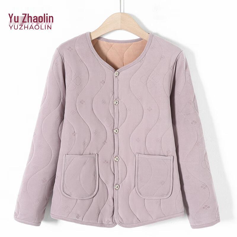 

YUZHAOLIN Женская коллекция 2025 Зимний Утепленный Термокардиган 4XL