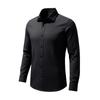 Herren Muscle Fit Hemden Knitterfrei Langarm Freizeit Button-Down Hemden