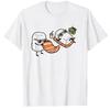 Round Neck Casual Tshirt Summer New Fashion Cartoon Sushi Fun Printed Womens Tshirt Harajuku Summer Short Sleeved