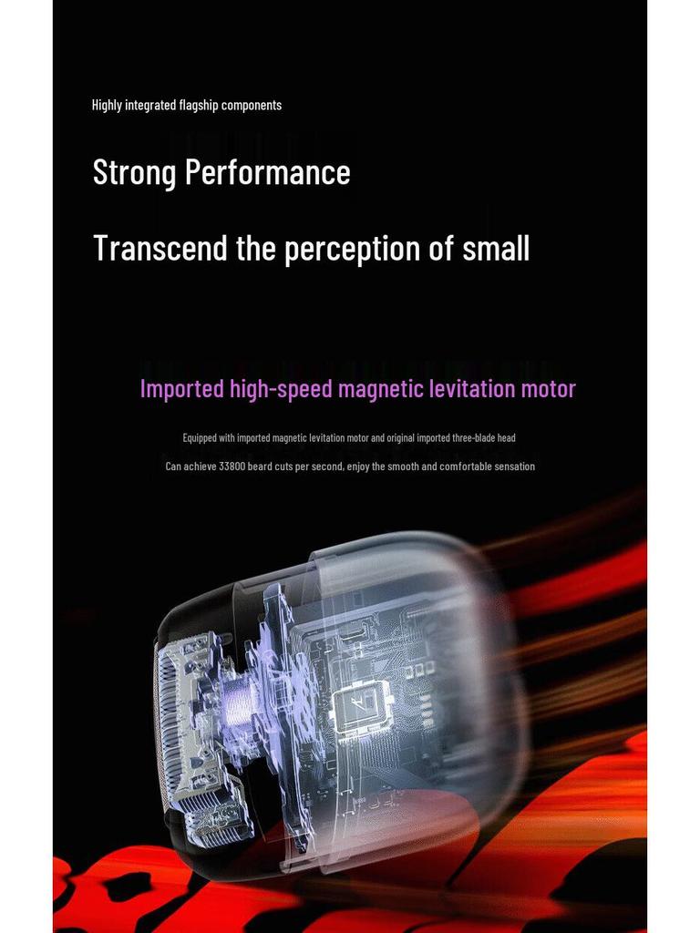 Panasonic ES-PCM3A Mini Electric Shaver: Portable Reciprocating Razor for Men, Ideal Birthday Gift