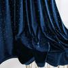 150x45/180cm Elastic Knitted Rhinestone Velvet Fabric For Evening Dresses, Stage Clothes Christmas Decoration Fabrics TJ20611