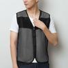 Vest Top Trendy Zipper Closure V Neck Vest Jacket Women Men Uniform Team Top Work Vest Daily Life
