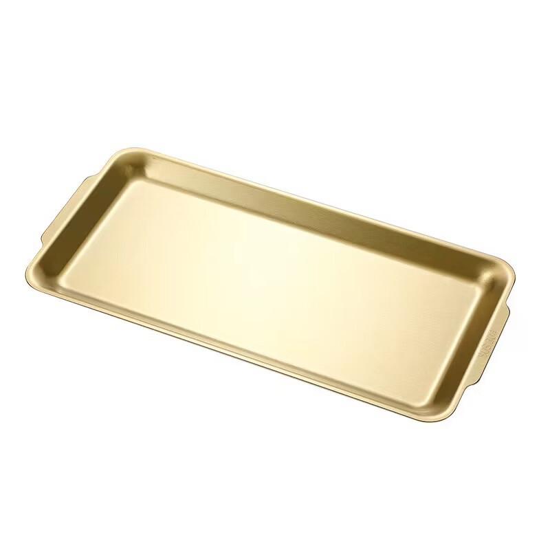 Di Ruien Rectangular 304 Stainless Steel Dinner & Dessert Plate