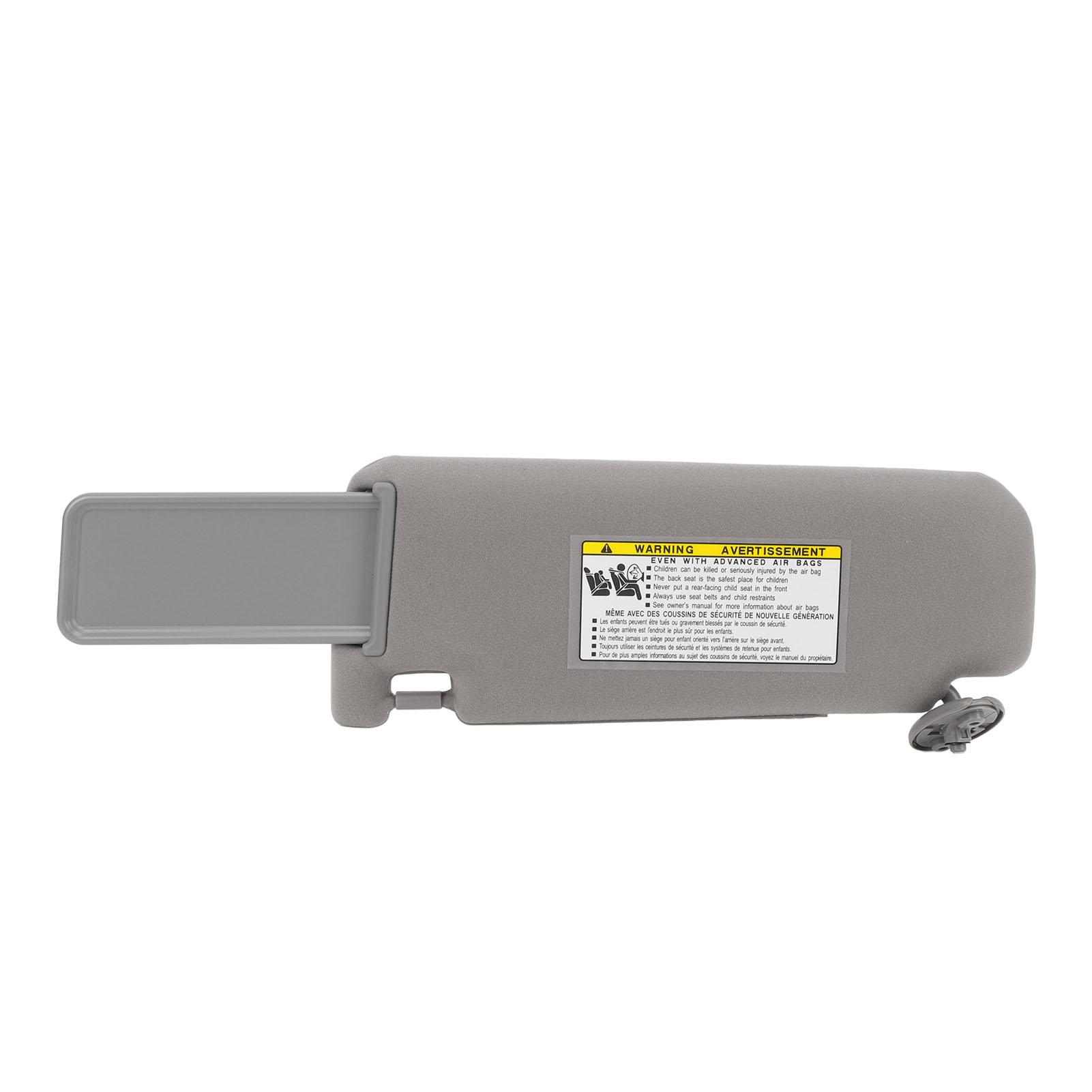 

Солнцезащитный козырек 7432006610B1 Правая сторона пассажира Прозрачный обзор Элегантный вид Серый солнцезащитный козырек