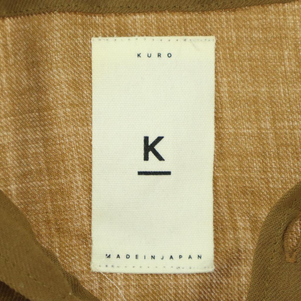 KURO Made In Japan Long Sleeve No Color Shirt 1 Brown Men's Used