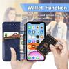 Luxury Leather Case For iPhone 13 14 12 11 15 16 Pro XR XS Max SE 2020 8 7 Plus Mini Flip Wallet Card Slot Stand Phone Cover