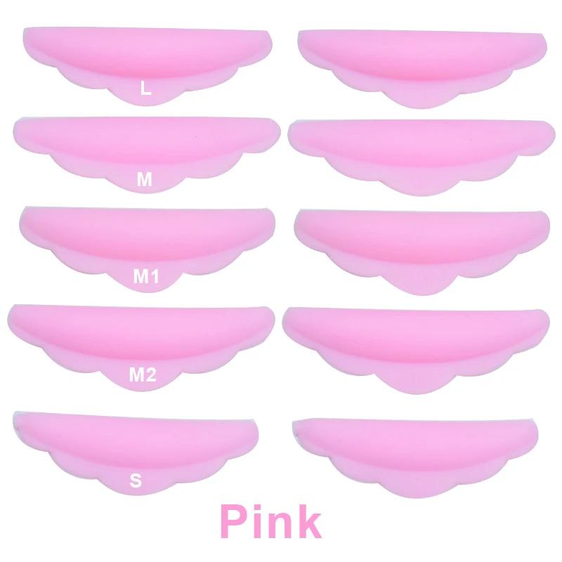 10Pcs False Eyelash Perm Pad Kit Lash Lift Silicone Protection Pads Eyelash Extension Lifting Curler Perming Shield Patch Tools