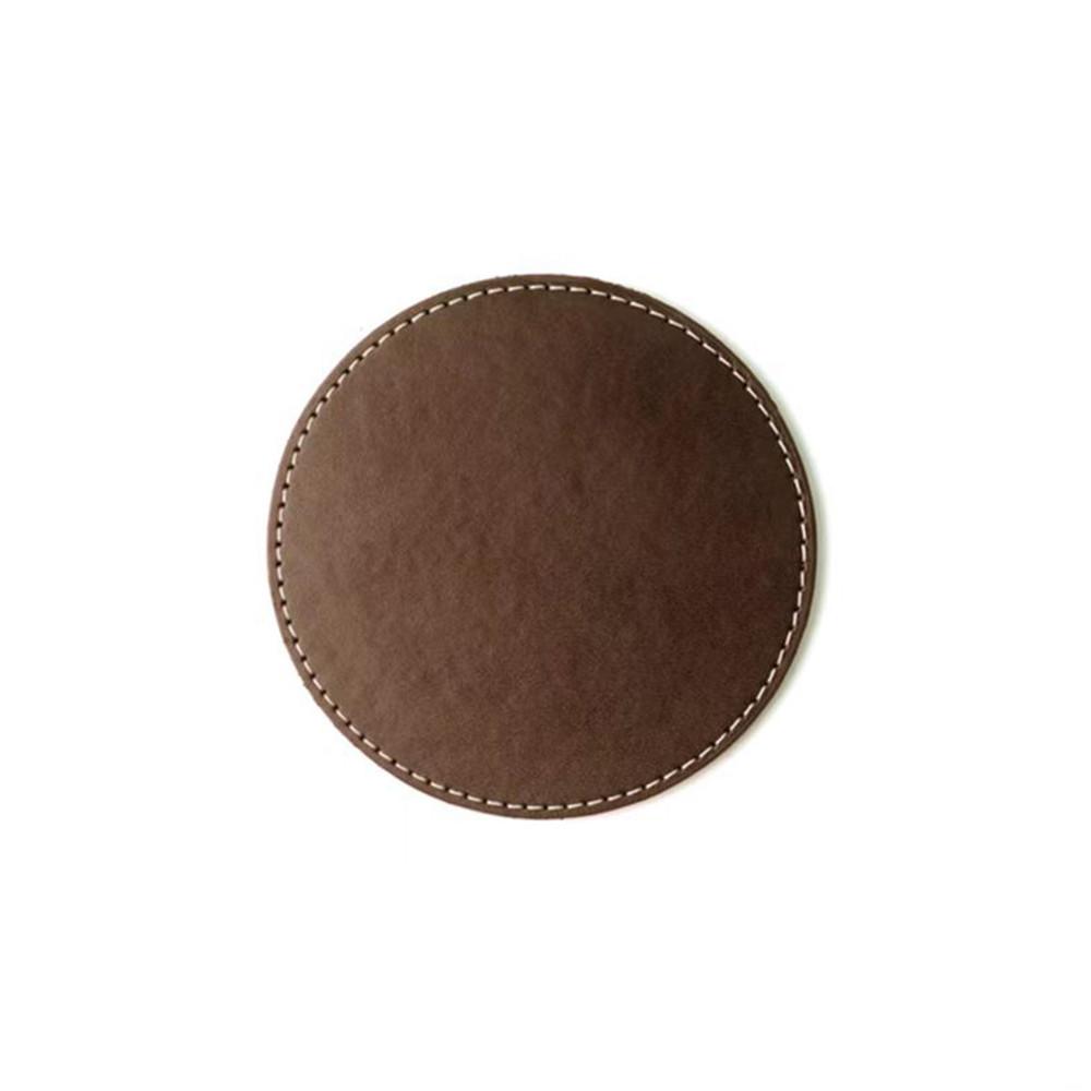

1 шт. водонепроницаемая подставка под чашку из искусственной кожи, термостойкая круглая подставка под чашку, коврик для посуды, подставка под миску, домашний декор для посуды