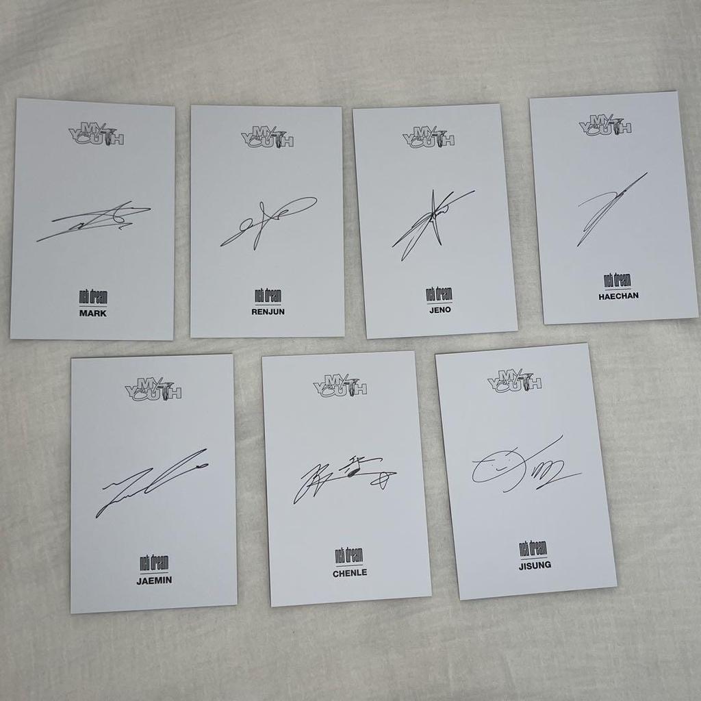 [USED] NCTDream Trading Card Postcard Purchase Benefits
