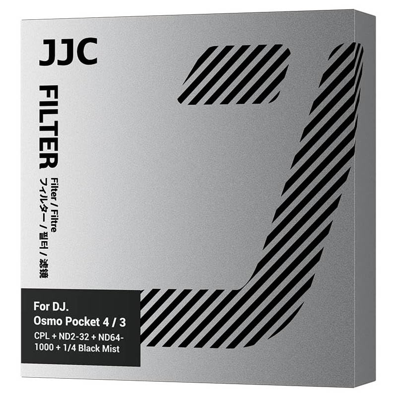 JJC Filter Set for Osmo Pocket CPL Black Mist with Magnetic Reflection Light Mist Cinematic HD Optical Slim Aluminum High Scratch for LCD Screen
