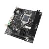 Desktop Motherboard H61 6 USB2.0 DDR3 M.2 NVMe NGFF 100Mbps LAN Micro ATX Motherboard for LGA1155 Socket I3 I5 I7