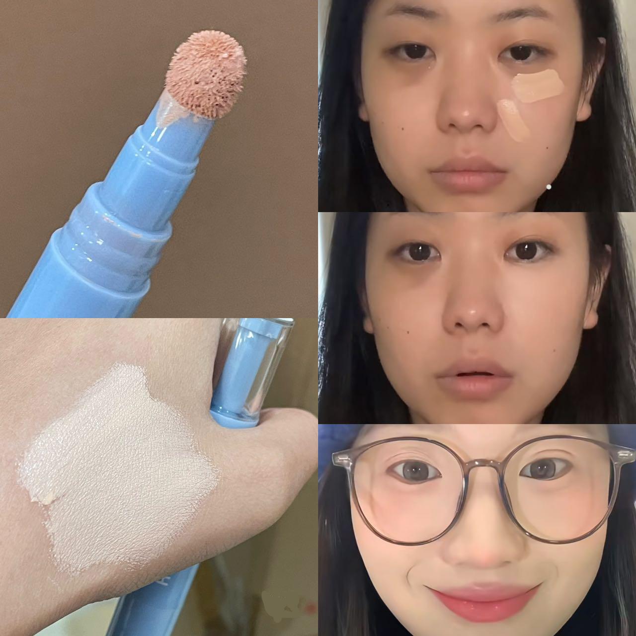 

Мягкая плюшевая головка консилера-ручки, маскирующая темные круги, выравнивающая тон кожи, осветляющая, контролирующая жирность кожи, основа для лица, фиксирующая макияж 01#