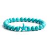 Bohemian Turquoises Beads Bracelets for Women Reiki Nature Stone Cube Cylinder Irregular Bracelets Healing Healthcare Jewelry