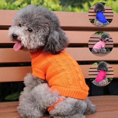 Suéter de invierno para mascotas, abrigo para chihuahua, ropa para perros pequeños, chaqueta para cachorros y gatos, hecha a mano