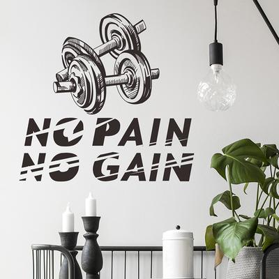 Adesivi Murali con Citazioni Motivazionali sul Fitness, Decorazioni Ispiratrici per Palestra e Casa per Camera da Letto, Soggiorno, Corridoio e Palestra di Casa