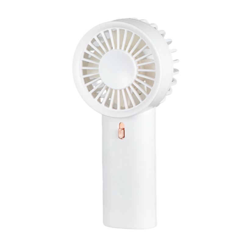 Rechargeable Mini Desk Fan Battery Operated Cooling Device For Home Office Travel Quiet Personals Airflows Tool