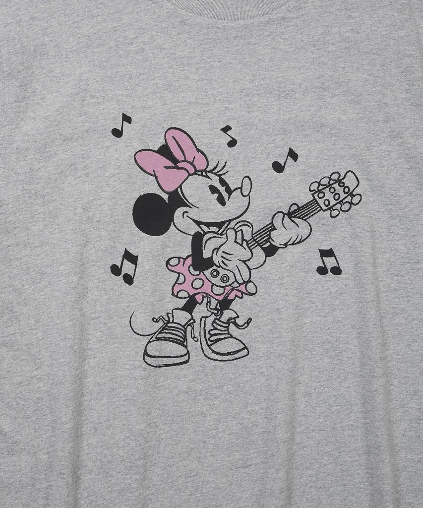 DISCUS ATHLETIC 2025 Pentaport Minnie Mouse T-Shirt Melange Grey