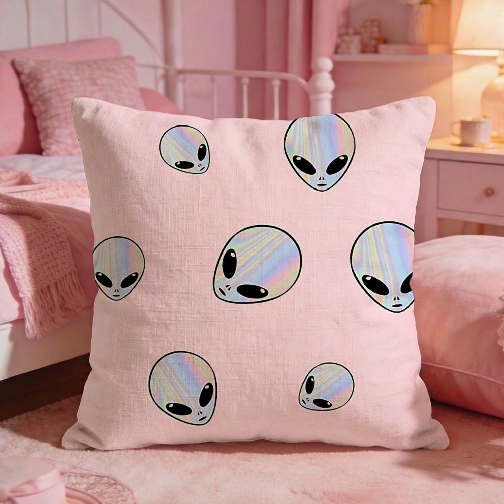 AnimalDreamy AliensS Cushion Cover Premium Comfort Reversible Pillow Cove Two In One Design for Any Room Car Interior