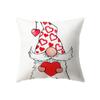 Merry Christmas Cute Dwarf Print Pattern Cushion Cover Home Living Room Sofa Decoration Polyester Pillow Pillow Cover