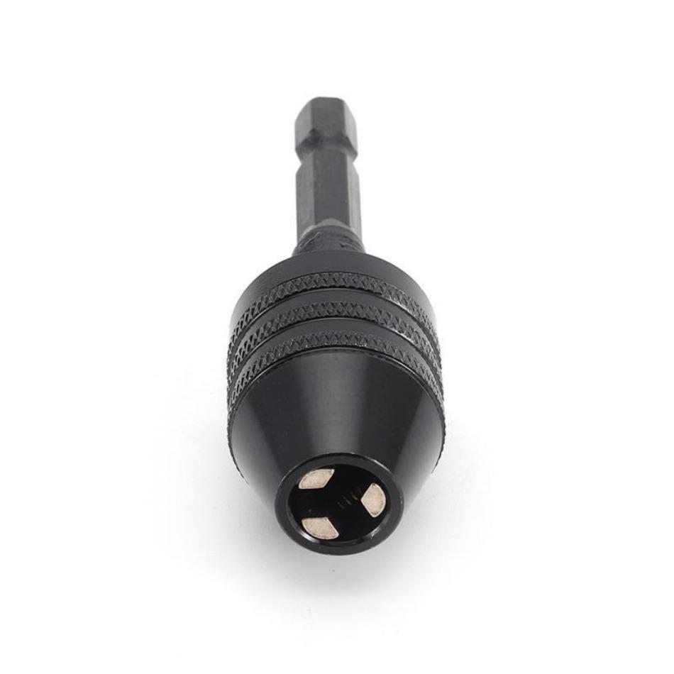 1 Pcs Electric Mill Chuck Adjustable Three Jaw Quick Change Chuck Hexagonal Handle Fried Dough Twists Drill Chuck 0.3mm-3.6mm